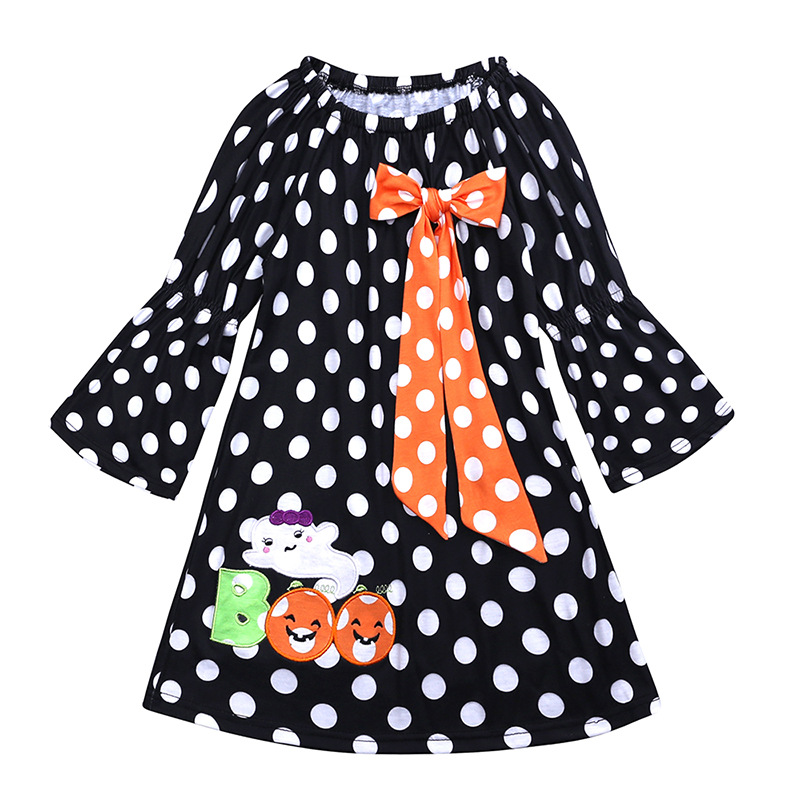 長袖の女の子のハロウィーンドレス