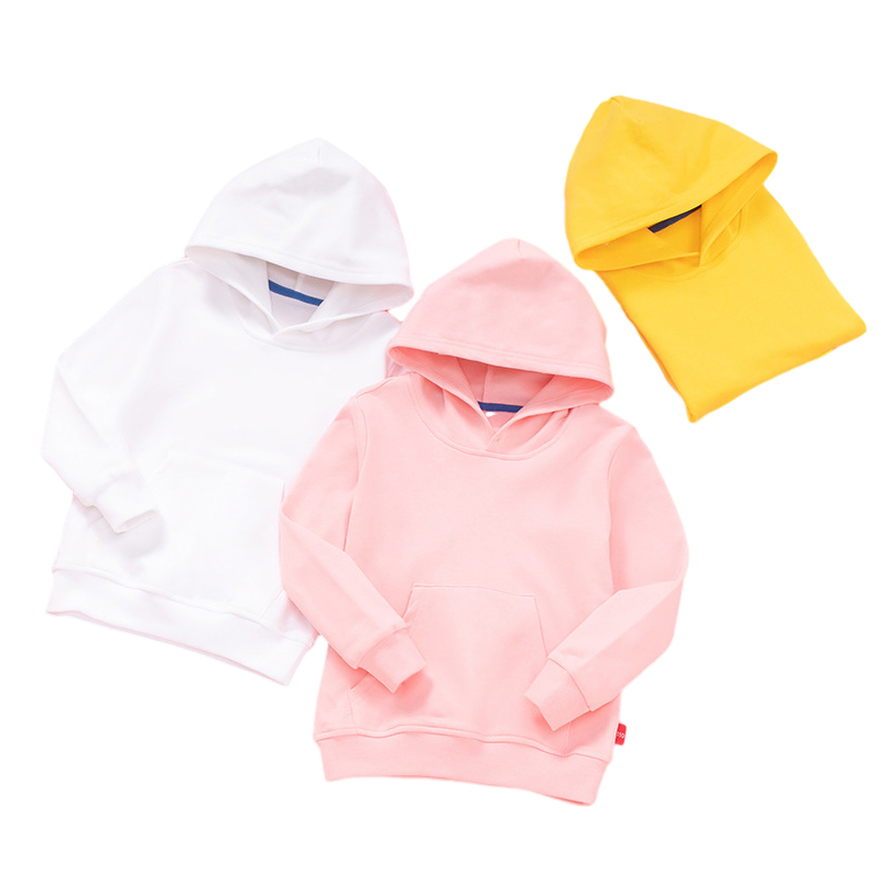ベビーキッズの服ブランク子供コットンキッズボーイズパーカースウェットシャツ
