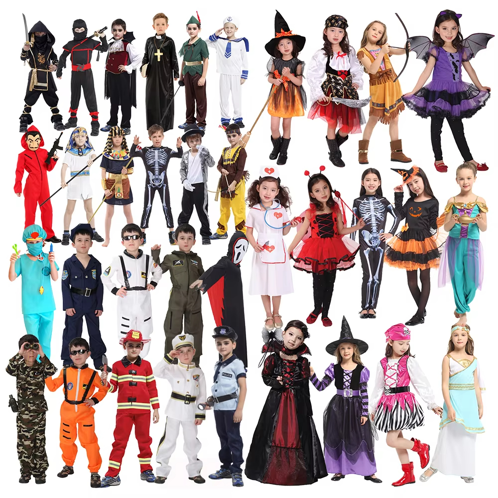子供のためのハロウィーンドレスアップコスチューム – コスプレパーティーの衣装